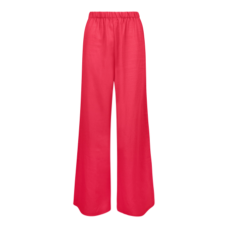ARIELLE Linen trousers Fuchsia