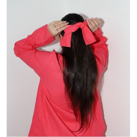 hair bow Fuchsia