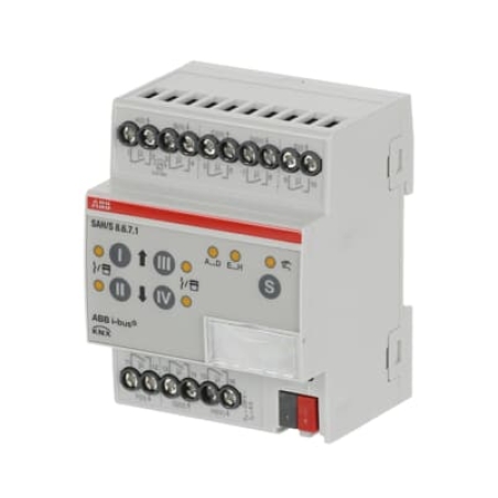 בקר מיתוג משולב תאורה\תריסים 8 יציאות 6A