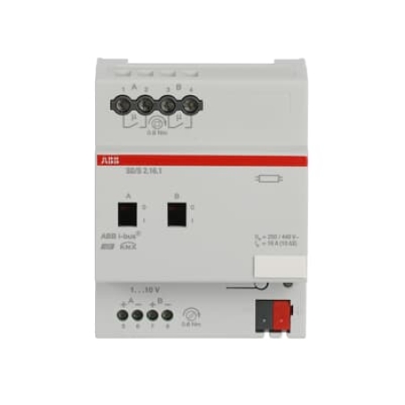בקר 1-10V לעמעום תאורה 2 יציאות 16A