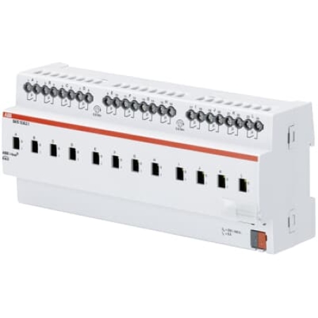 בקר מיתוג 12 יציאות 6A כולל עוקפים ידניים