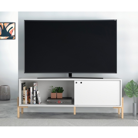 מזנון טלוויזיה רוחב 140 דגם מיסטרל MISTRAL לבן