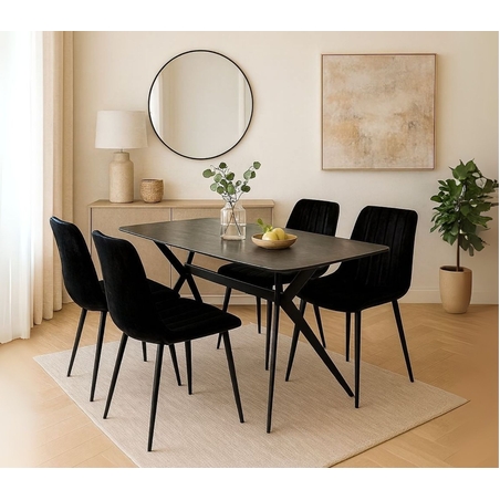 פינת אוכל מקרמיקה 140X80 ס