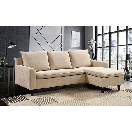 ספה מודולרית מבד קטיפה רחיץ דוחה כתמים דגם מארביס בז'