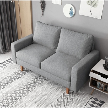 ספה דו-מושבית מעוצבת דגם לרה LARA אפור בהיר