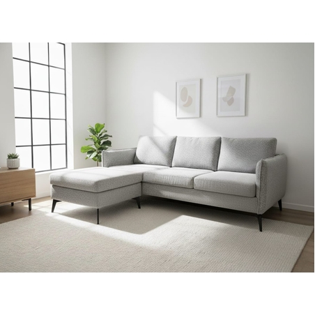 ספה כולל הדום דגם ניר אפור