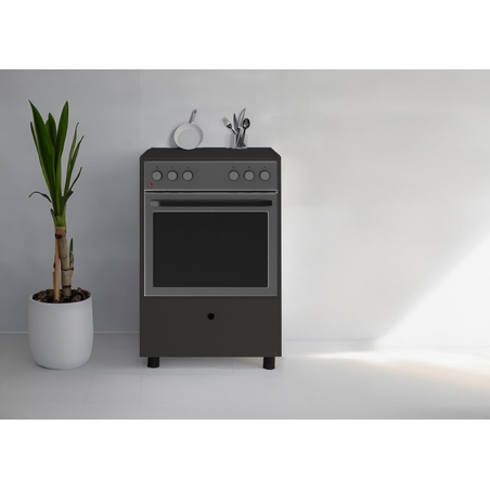 ארון שירות לתנור בילט אין דגם קיסר שחור