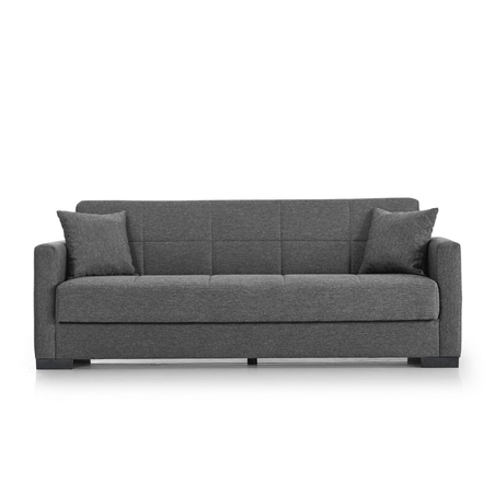 ספה תלת נפתחת למיטה עם ארגז מצעים דגם מרבלה MARBELLA אפור