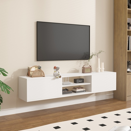 מזנון צף ברוחב 160 דגם אופק OFEK לבן