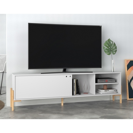 מזנון טלוויזיה ברוחב 185 דגם מרטין MARTIN לבן