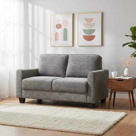 ספה דו-מושבית דגם רינו RINO אפור כהה