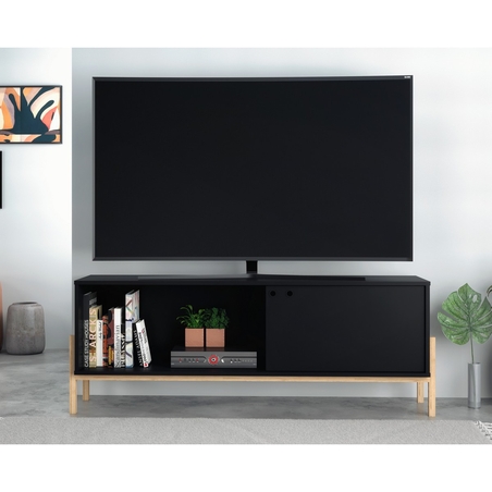 מזנון טלוויזיה רוחב 140 דגם מיסטרל MISTRAL שחור