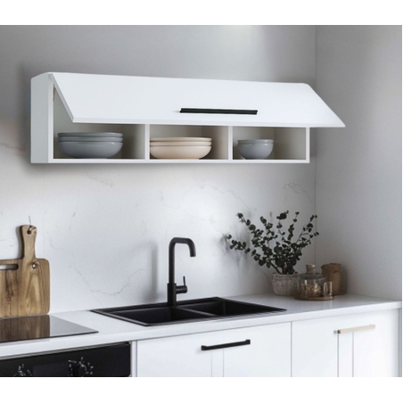 ארונית קלאפה 95/30 לתלייה לאורך או לרוחב דגם רונית RONIT לבן