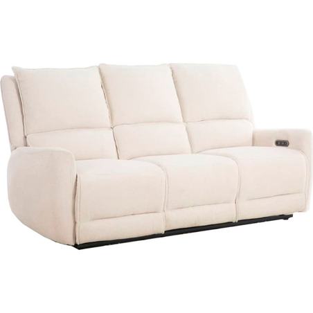 ספה עם ריקליינרים חשמליים דגם גנובה Genova-3 בז