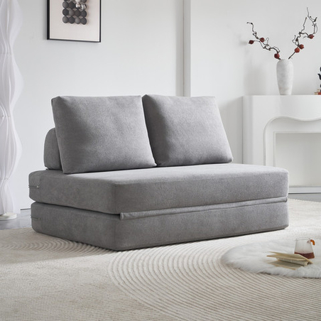 ספה דו-מושבית נפתחת למיטה זוגית דגם קסנדרה CASSANDRA אפור בהיר