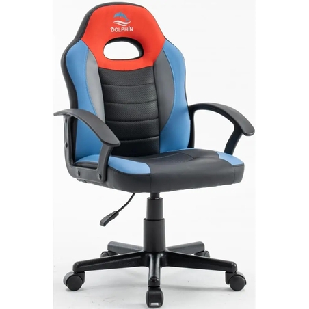 כיסא גיימינג לנוער דגם דולפין Dolphin כחול