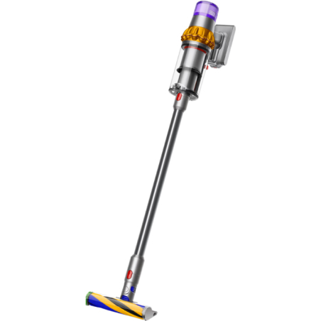 שואב אלחוטי עם תאורת LED לגילוי אבק מיקרוסקופי Dyson V15 Detect Absolute New SV47 - שנתיים אחריות ע
