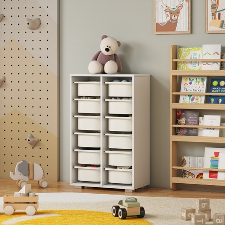 שידת איחסון מכלים בגוון לבן דגם בר BAR