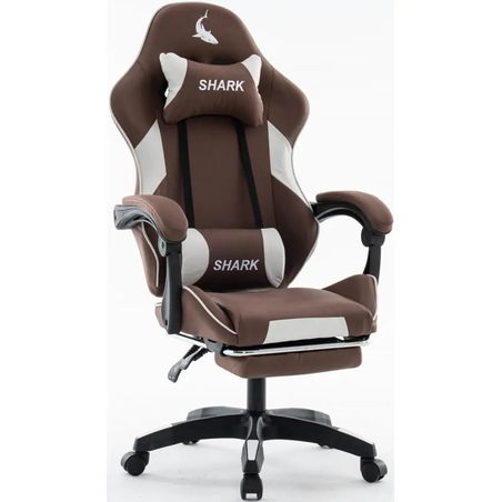 כיסא גיימינג לנוער דגם שארק Shark חום