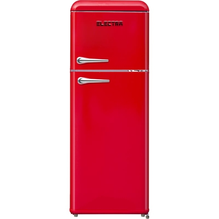מקרר מקפיא עליון רטרו 208 ליטר Electra ELR210R - גימור אדום