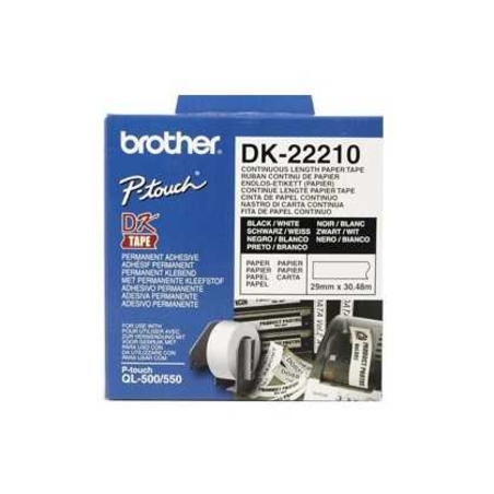 גליל מדבקה רציף brother dk-22210 מקורי
