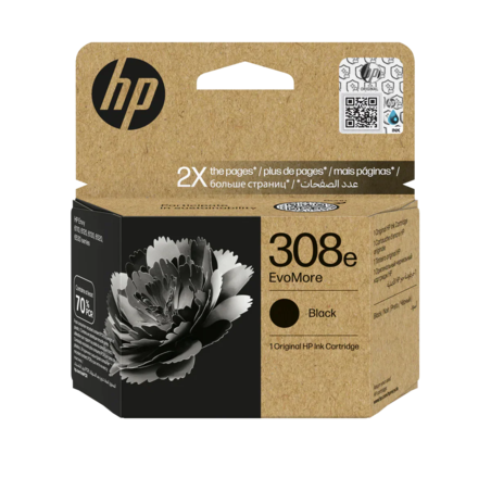 ראש דיו מקורי שחור HP 308e