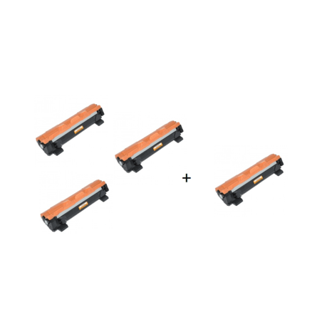 3 טונרים תואמים brother tn1050 + טונר נוסף חינם