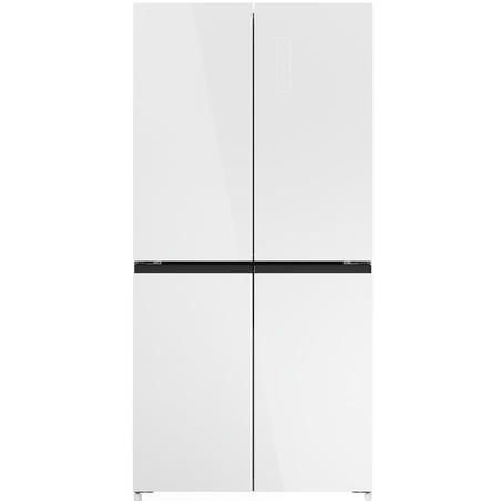 מקרר 4 דלתות מקפיא תחתון 503 ליטר נטו Electra EL640GW - גימור זכוכית לבנה