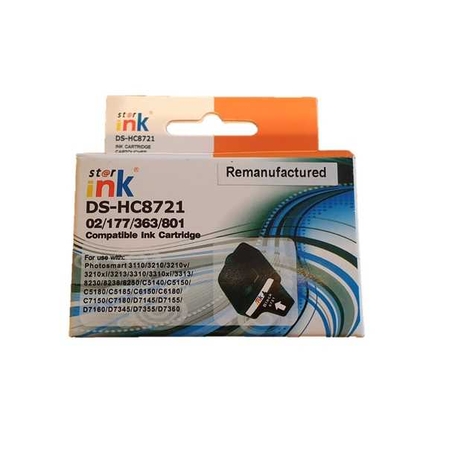דיו שחור תואם HP 177XL C8721HE BK