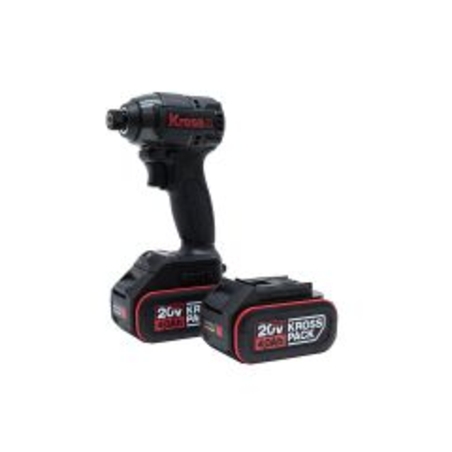 מברגת אימפקט 20V עם זוג סוללות 4Ah