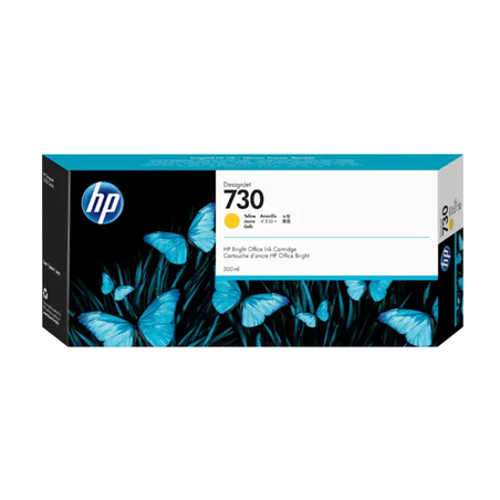דיו מקורי HP 730 Yellow צהוב 300 מ״ל – P2V70A