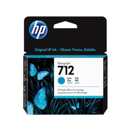 מחסנית דיו כחול ציאן HP 712 3ED67A (29ml)