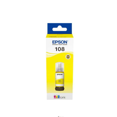 מיכל דיו צהוב מקורי EPSON 108 C13T09C44A