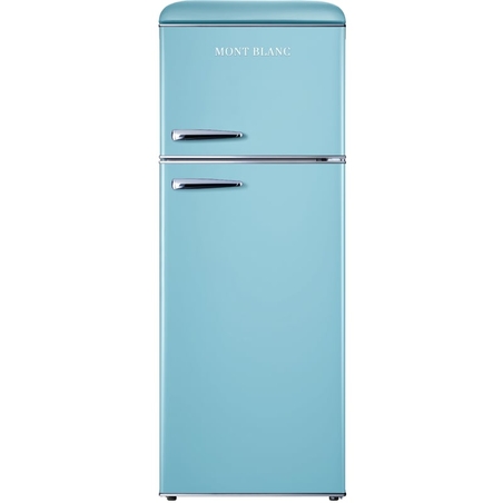 מקרר מקפיא עליון 215 ליטר נטו Mont Blanc MBR-290DF-BLU - צבע כחול