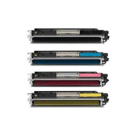 סט 4 טונרים תואמים HP 130A cf350a, cf351a, cf352a, cf353a