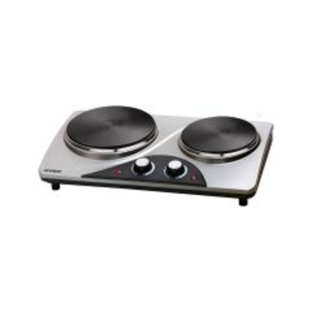 כירה חשמלית כפולה נירוסטה 2500W