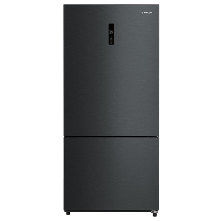 מקרר מקפיא תחתון 680 ליטר Amcor BMR690BS - גימור נירוסטה מושחרת