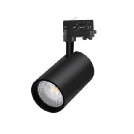 גוף תאורה לפס צבירה אור חם CIRCLE 32W שחור