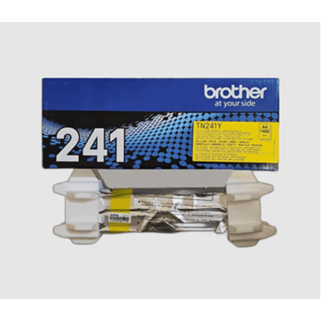טונר מקורי צהוב brother tn241y – אריזת קרטון פתוחה