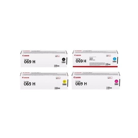 סט 4 טונרים מקוריים CANON 069H BK/C/Y/M
