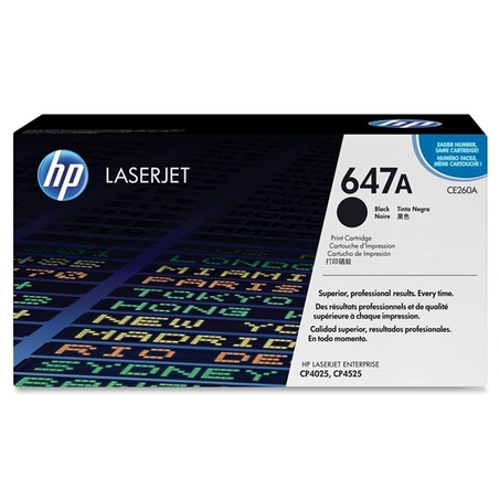 טונר שחור מקורי HP 647A CE260A