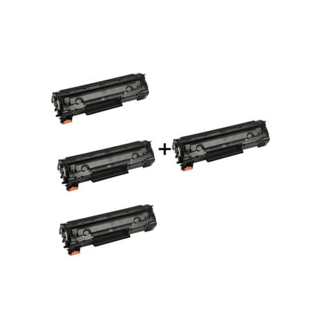 3 טונרים תואמים hp 83a + טונר 83a נוסף חינם