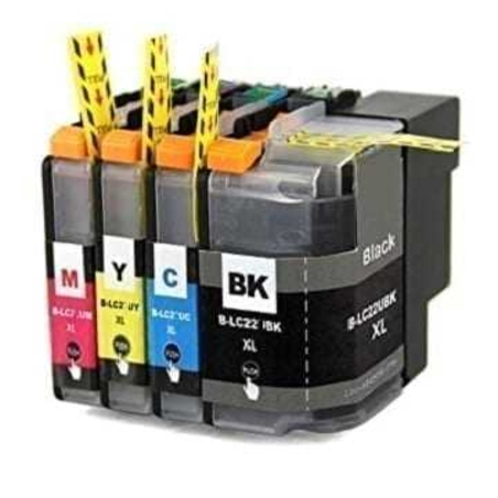 סט ראשי דיו תואמים  brother lc22U XL
