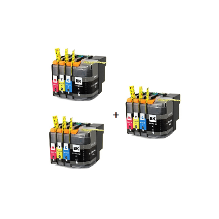 2 סטים תואמים brother lc22U XL+ סט נוסף חינם