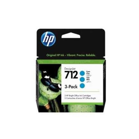 מחסנית דיו כחול ציאן HP 712 3ED77A (3*29ml)