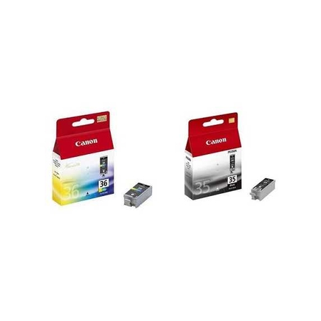 זוג ראשי דיו מקוריים: canon pgi35+cli36