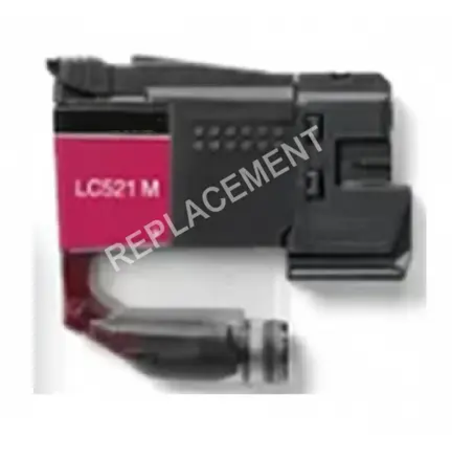 ראש דיו אדום תואם brother lc521m