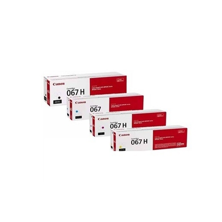 סט הכולל 4 טונרים מקוריים CANON 067H BK/C/Y/M