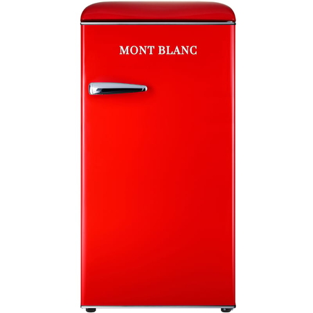 מקרר משרדי 95 ליטר Mont Blanc MBR-190DF-RED - צבע אדום