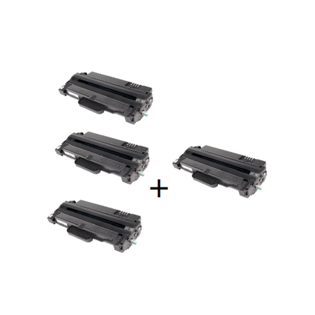 3 טונרים תואמים xerox 108r00909 + טונר נוסף חינם